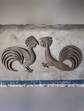 Vintage | Burwood | Rooster Wall Hangings | Guc